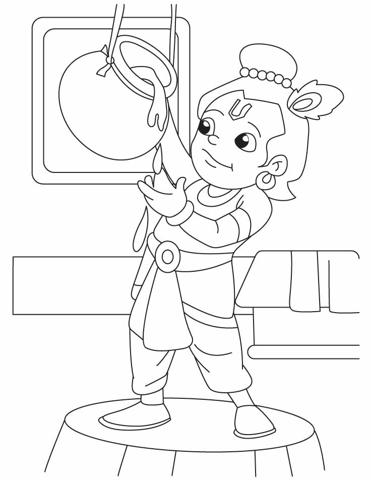 Plansa de colorat cu Chhota Bheem 19 11